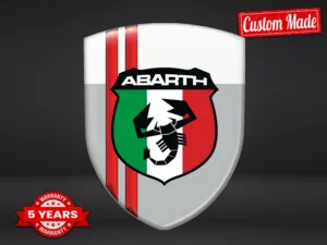 Fiat Abarth Emblemi Marchio Auto Professionali Regolabili Robusti